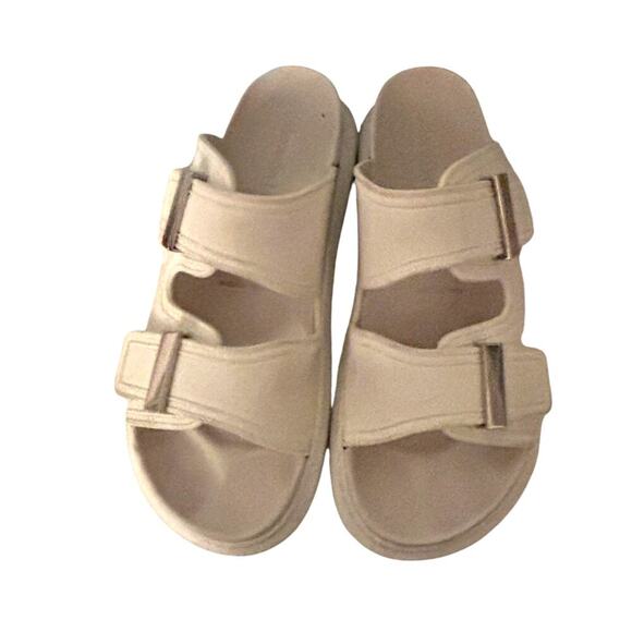 Alexander McQueen Hybrid Slide Sandals White Size 39.5 (US 9.5) - Picture 2 of 8